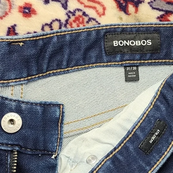 Bonobos Athletic Fit Jeans Men's Size 31 x 30 - Picture 1 of 9